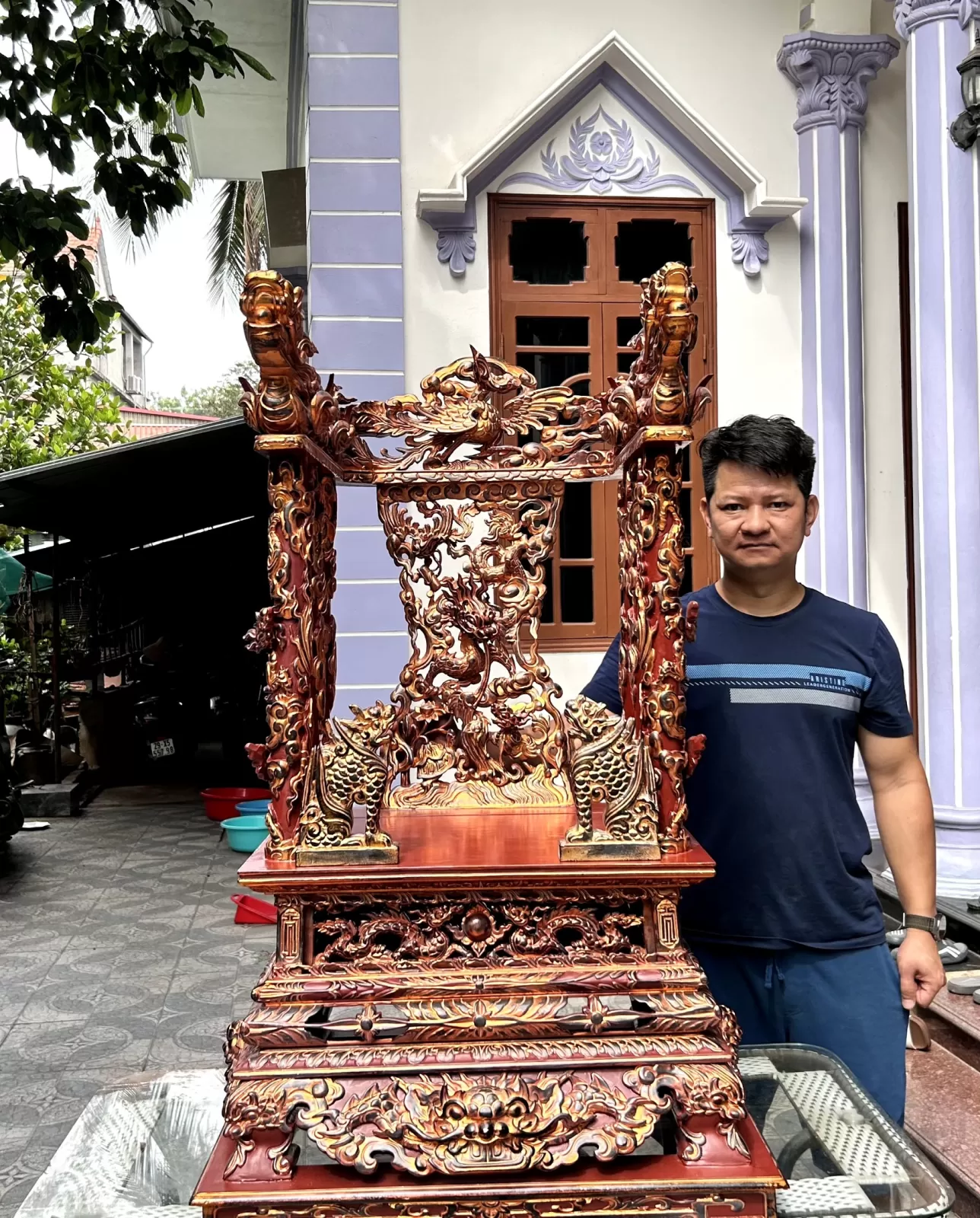 Họa tiết hoa văn dùng trong đồ thờ cúng