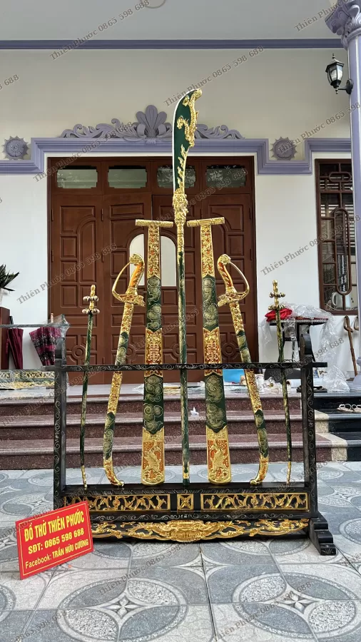 Bộ Binh Khí Hầu Màu Xanh I Pháp Khí Hầu Màu Xanh – ảnh 14 – mã DT-006-13