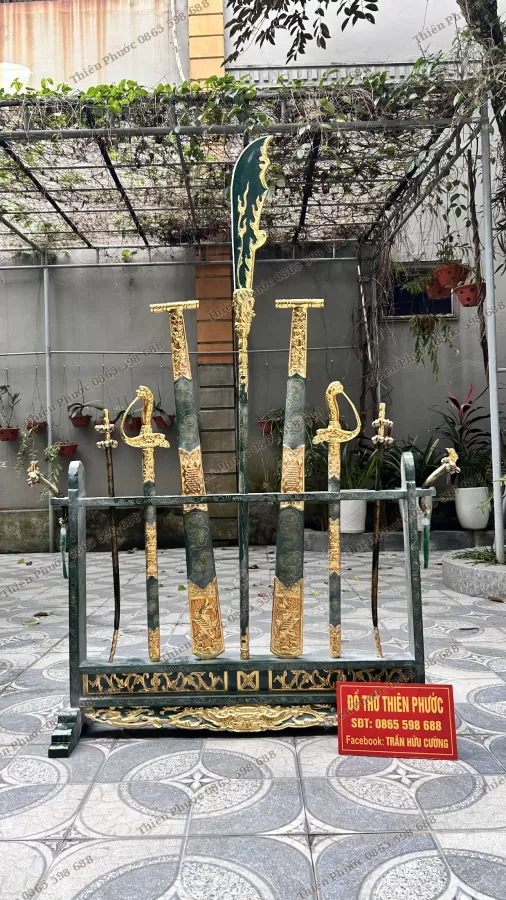 Bộ Binh Khí Hầu Màu Xanh I Pháp Khí Hầu Màu Xanh – ảnh 3 – mã DT-006-02