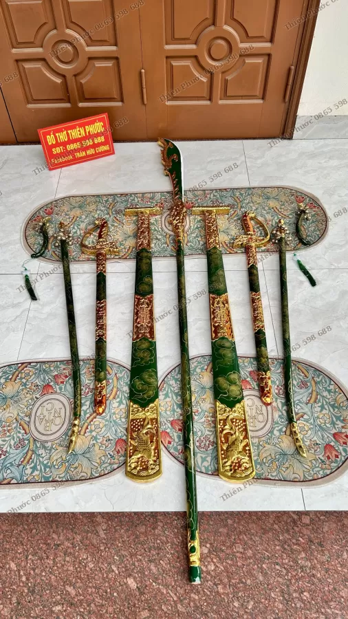 Bộ Binh Khí Hầu Màu Xanh I Pháp Khí Hầu Màu Xanh – ảnh 4 – mã DT-006-03
