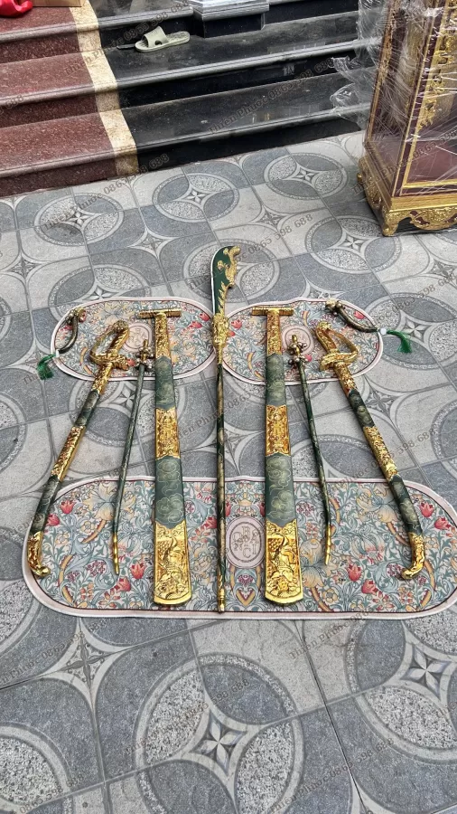 Bộ Binh Khí Hầu Màu Xanh I Pháp Khí Hầu Màu Xanh – ảnh 5 – mã DT-006-04