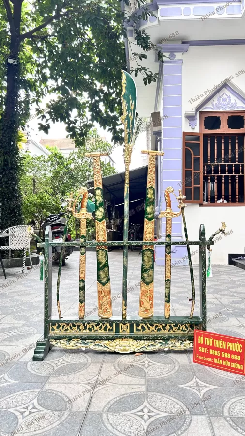 Bộ Binh Khí Hầu Màu Xanh I Pháp Khí Hầu Màu Xanh – ảnh 8 – mã DT-006-07