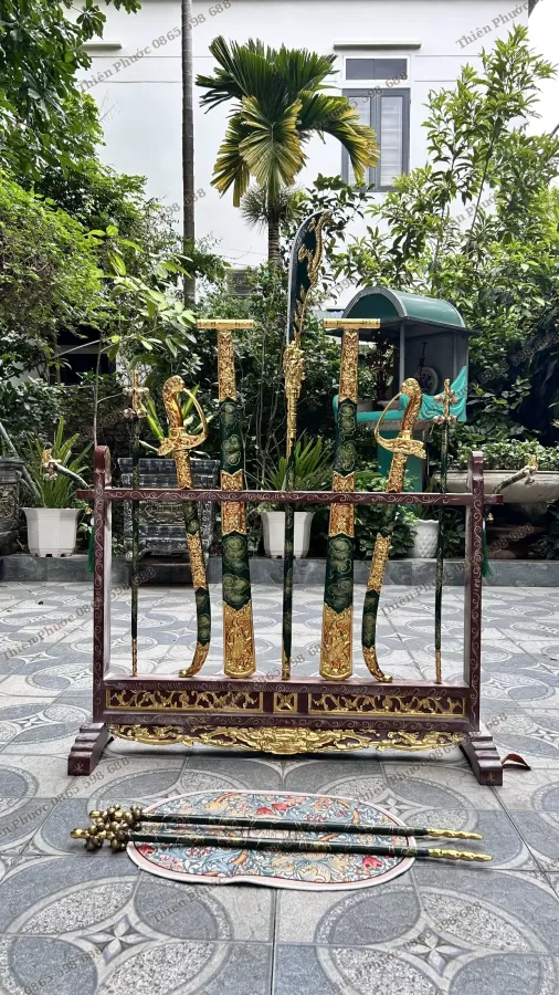 Bộ Binh Khí Hầu Màu Xanh I Pháp Khí Hầu Màu Xanh – ảnh 9 – mã DT-006-08