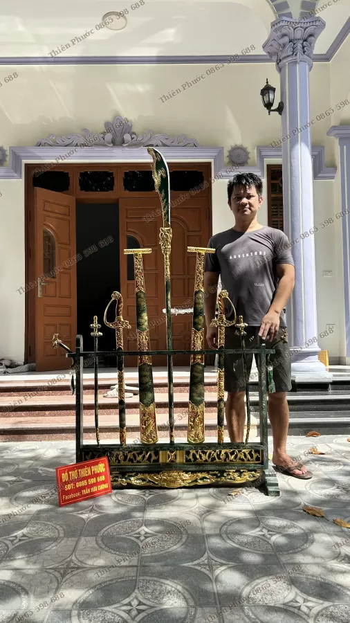 Bộ Binh Khí Hầu Màu Xanh I Pháp Khí Hầu Màu Xanh – ảnh 10 – mã DT-006-09
