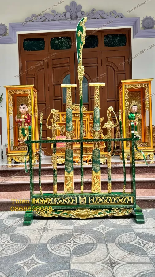 Bộ Binh Khí Hầu Màu Xanh I Pháp Khí Hầu Màu Xanh – mã DT-006