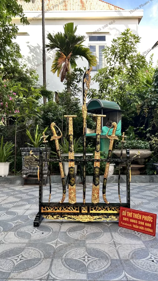 Bộ Binh Khí/Pháp Khí Hầu Màu Đen – ảnh 8 – mã DT-028-10