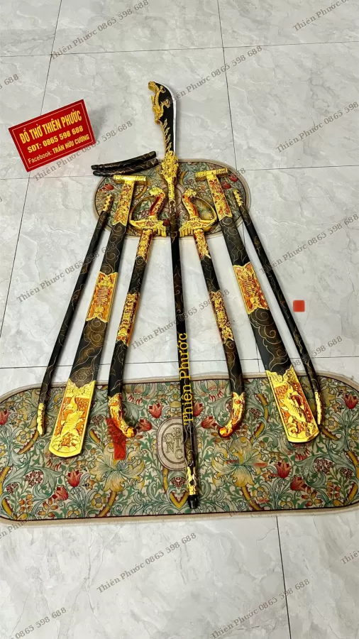Bộ Binh Khí/Pháp Khí Hầu Màu Đen – ảnh 10 – mã DT-028-12