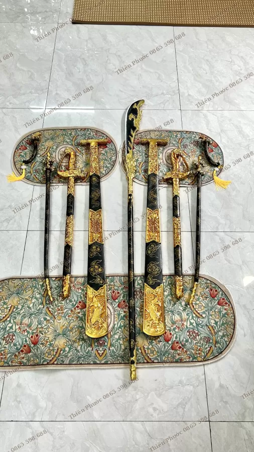 Bộ Binh Khí/Pháp Khí Hầu Màu Đen – ảnh 4 – mã DT-028-06