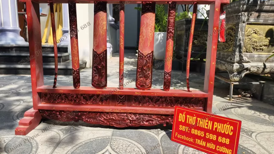 Bộ Pháp Khí/Bộ Binh Khí Hầu Màu Vàng/Giả Cổ/Hồng – ảnh 10 – mã DT-030-11