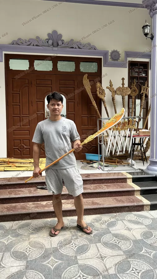 Bộ Pháp Khí/Bộ Binh Khí Màu Vàng – ảnh 3 – mã DT-029-04