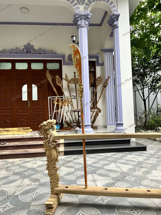 Bộ Pháp Khí/Bộ Binh Khí Màu Vàng – ảnh 4 – mã DT-029-05