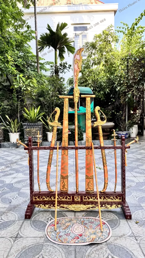 Bộ Pháp Khí/Bộ Binh Khí Màu Vàng – mã DT-029