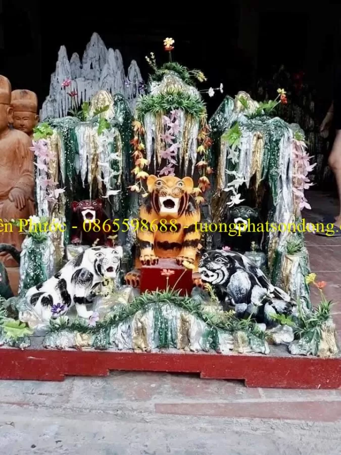 Tranh và tượng Ngũ Hổ – ảnh 7 – mã TTP-066-07
