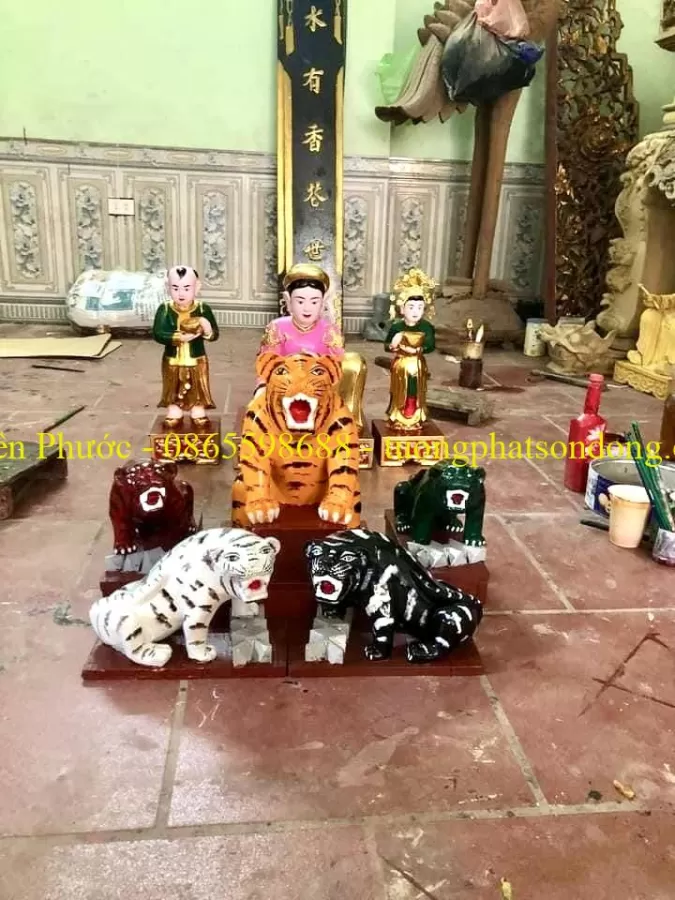 Tranh và tượng Ngũ Hổ – ảnh 12 – mã TTP-066-12
