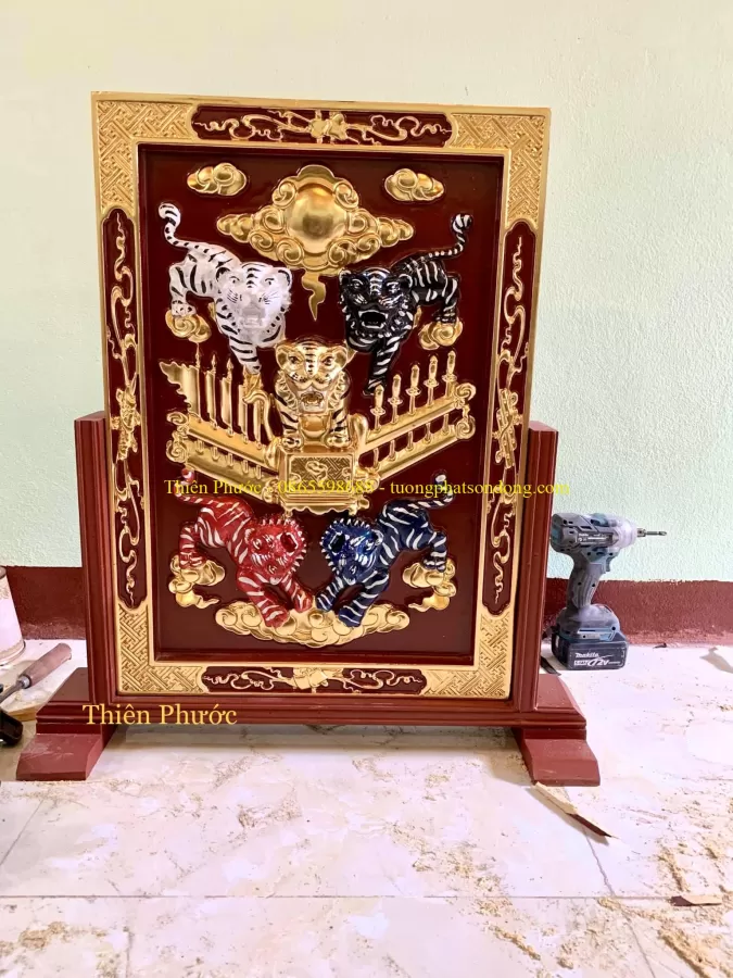 Tranh và tượng Ngũ Hổ – ảnh 14 – mã TTP-066-14