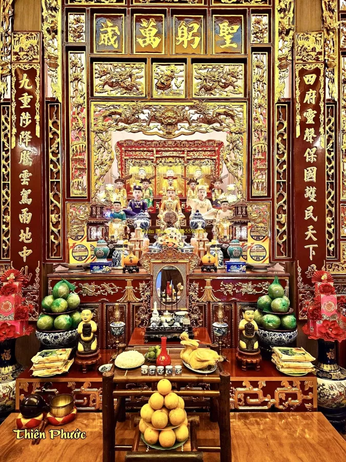 Trọn Bộ Điện Thờ Tứ Phủ – mã DT-012