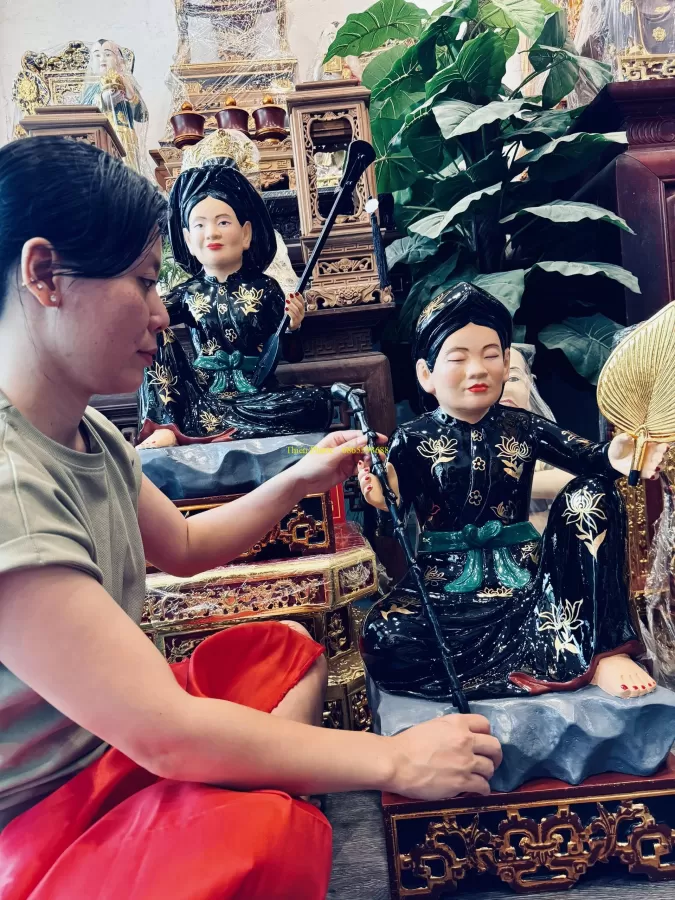 Tượng Chúa Cà Phê và Chúa Then – ảnh 8 – mã TTP-073-08