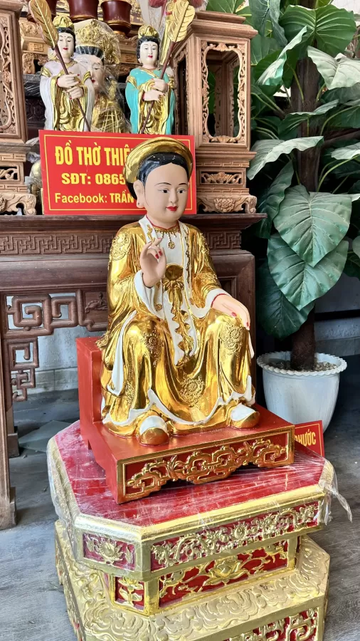 Tượng Cô Bơ, Cô Chín – ảnh 2 – mã TTP-092-02