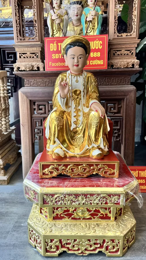 Tượng Cô Bơ, Cô Chín – ảnh 4 – mã TTP-092-04