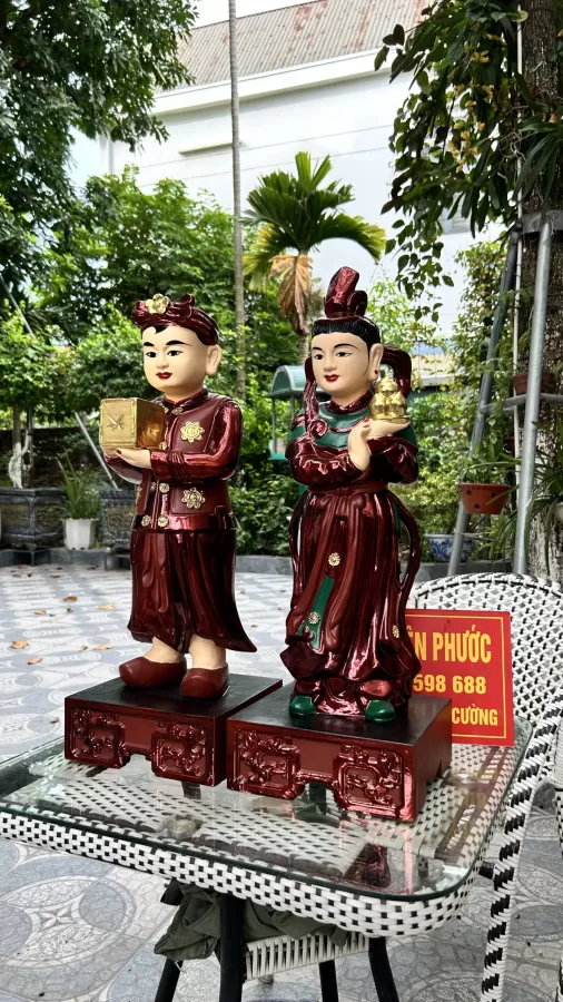 Tượng Cô Cậu Hầu Cận – ảnh 2 – mã TTP-095-02