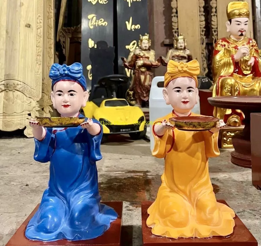 Tượng Cô Cậu Hầu – mã TTP-086