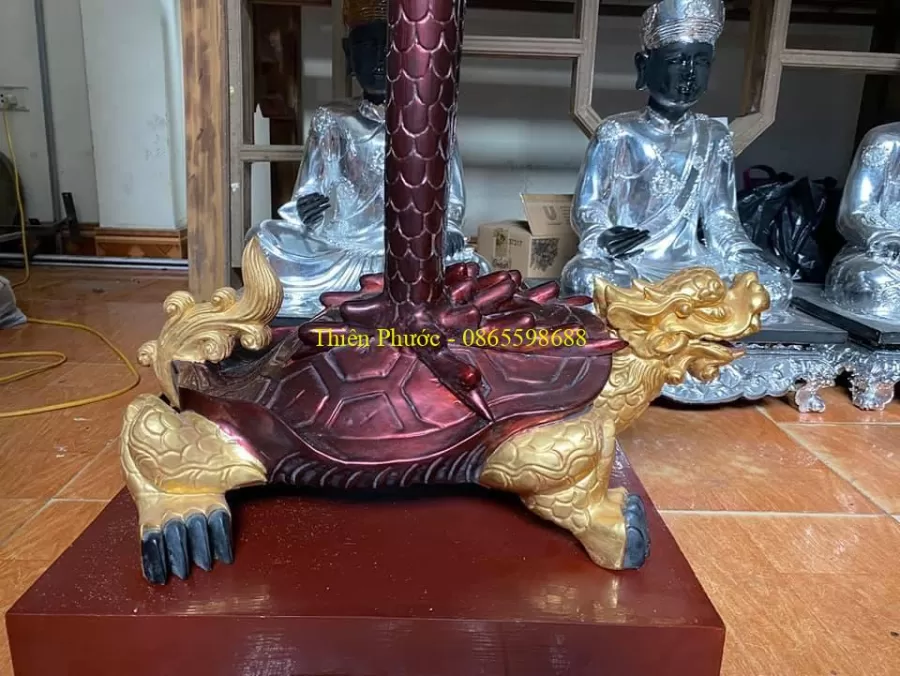 Tượng Hạc Gỗ Thờ – ảnh 10 – mã DT-014-04