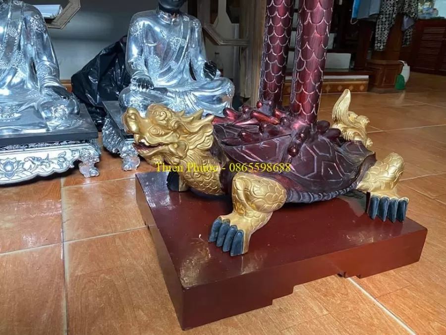 Tượng Hạc Gỗ Thờ – ảnh 11 – mã DT-014-05