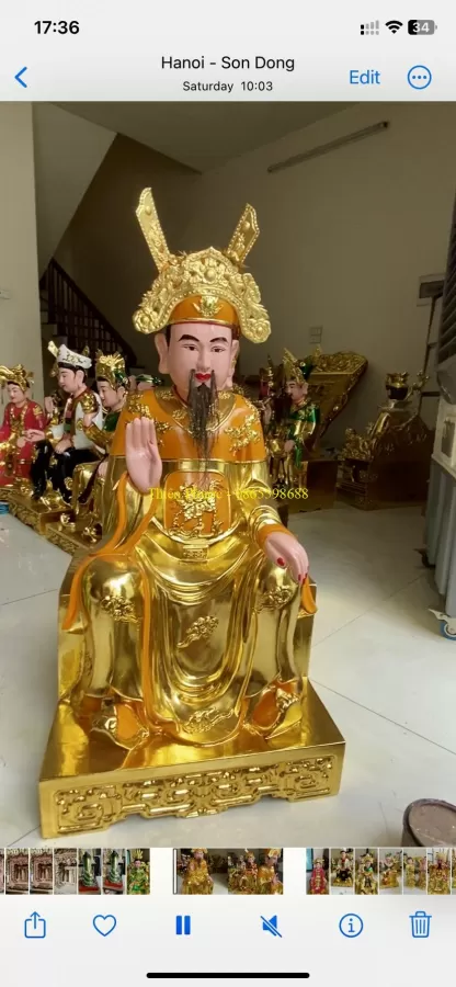 Tượng Ngũ Vị Tôn Quan – ảnh 75 – mã TTP-083-12
