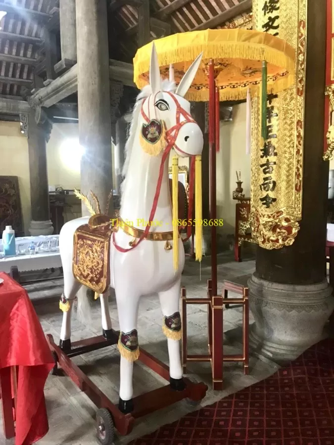 Tượng Ngựa Gỗ Thờ – ảnh 26 – mã TP-028-26