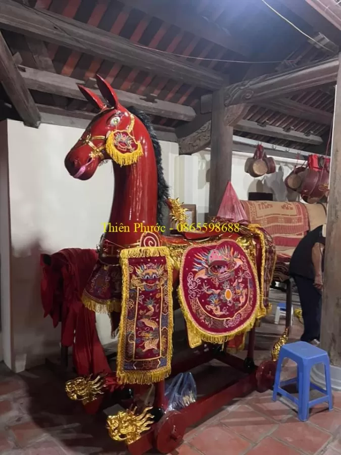 Tượng Ngựa Gỗ Thờ – ảnh 31 – mã TP-028-31