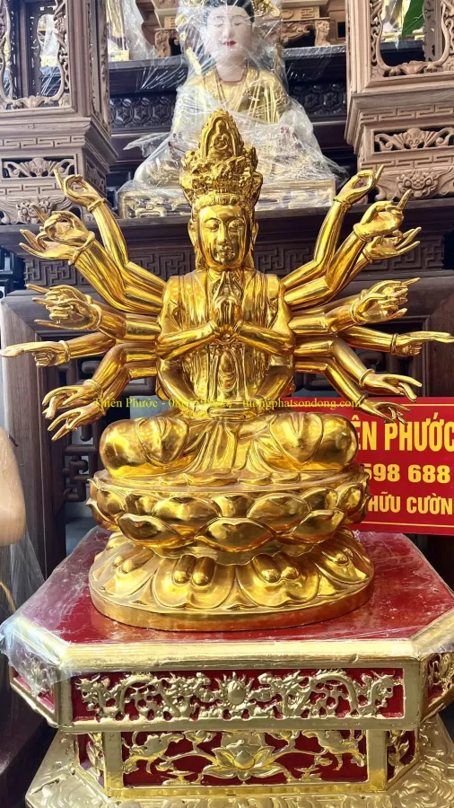 Tượng Phật Chuẩn Đề – ảnh 2 – mã TP-022-02