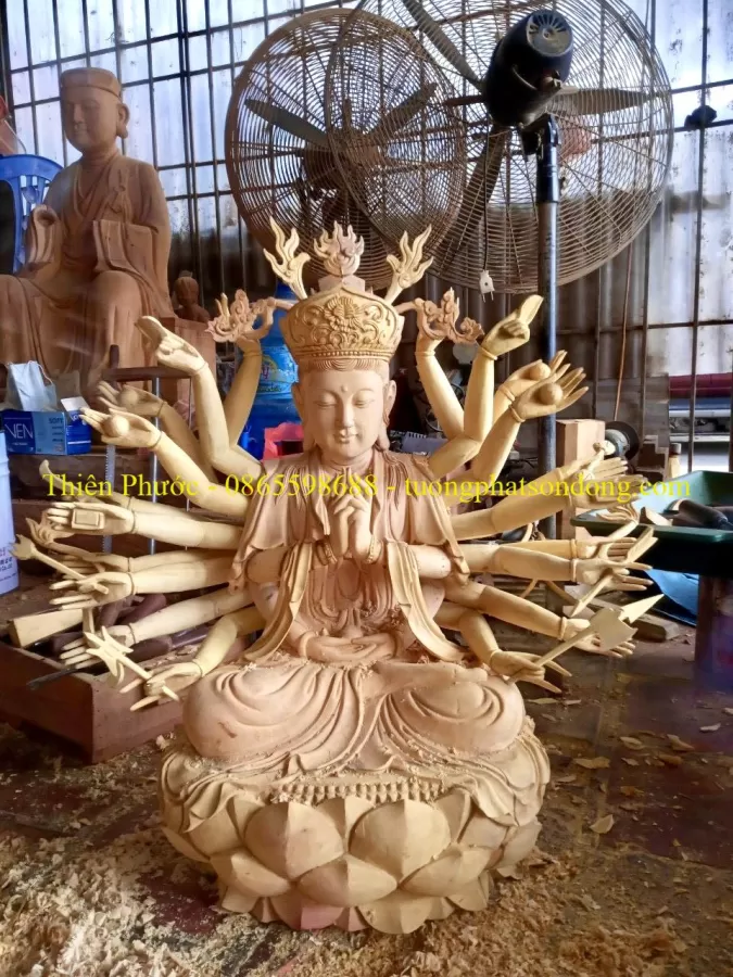 Tượng Phật Chuẩn Đề – ảnh 8 – mã TP-022-08