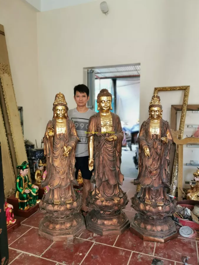 Tượng Quán Thế Âm Bồ Tát (Tượng Phật Bà Quán Âm) – ảnh 5 – mã TP-031-06