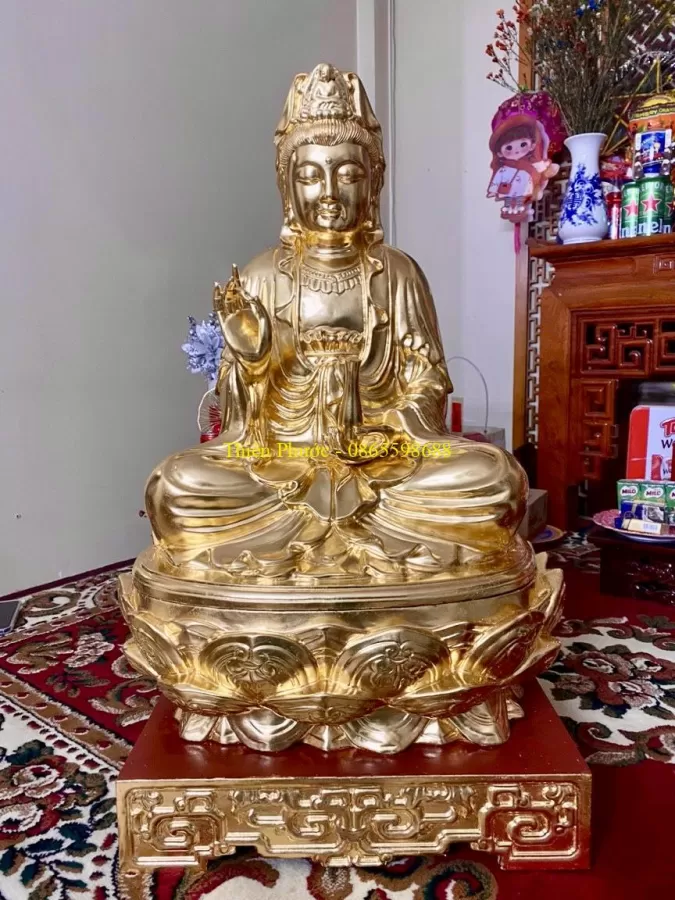 Tượng Quán Thế Âm Bồ Tát (Tượng Phật Bà Quán Âm) – ảnh 9 – mã TP-031-10