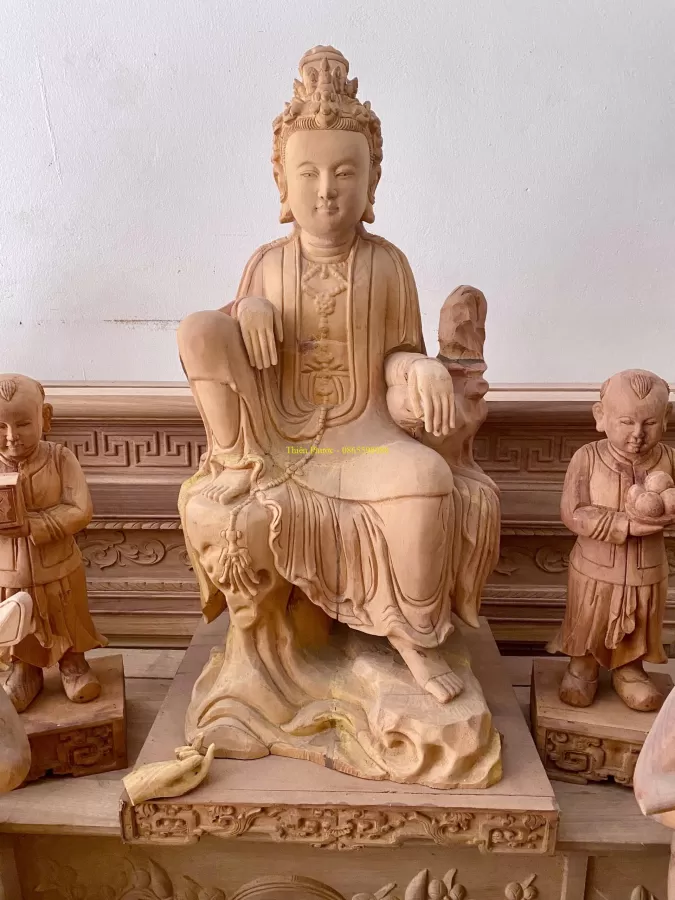 Tượng Quán Thế Âm Bồ Tát (Tượng Phật Bà Quán Âm) – ảnh 24 – mã TP-031-26