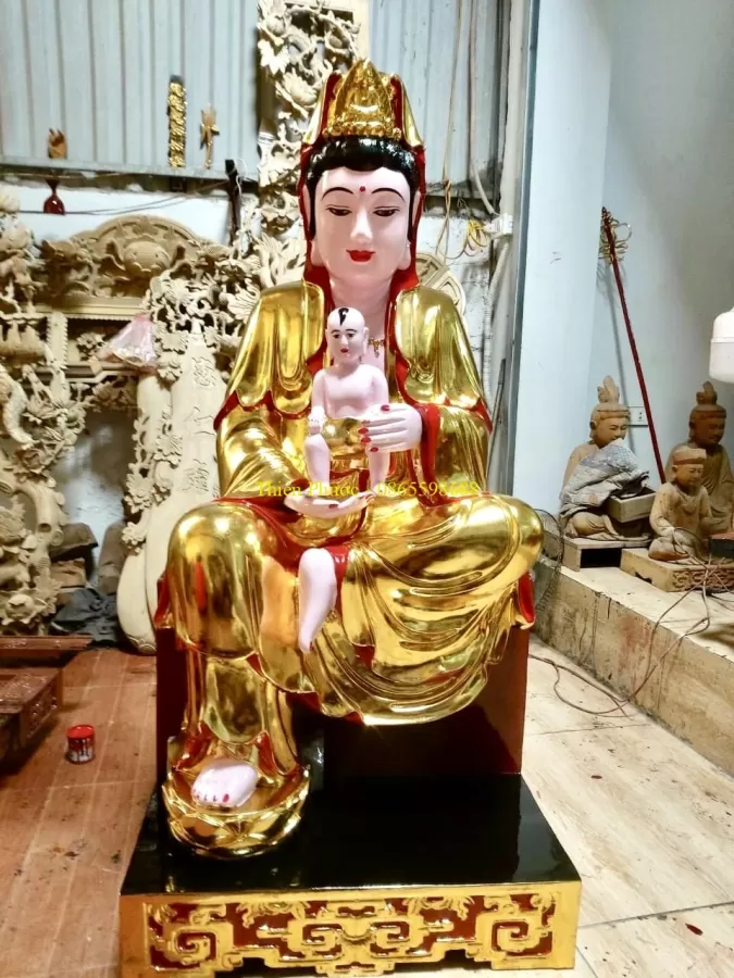 Tượng Quán Thế Âm Bồ Tát (Tượng Phật Bà Quán Âm) – ảnh 28 – mã TP-031-32