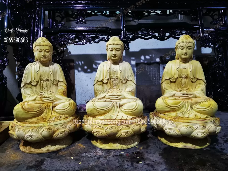 Tượng Tam Thế Phật – mã TP-019