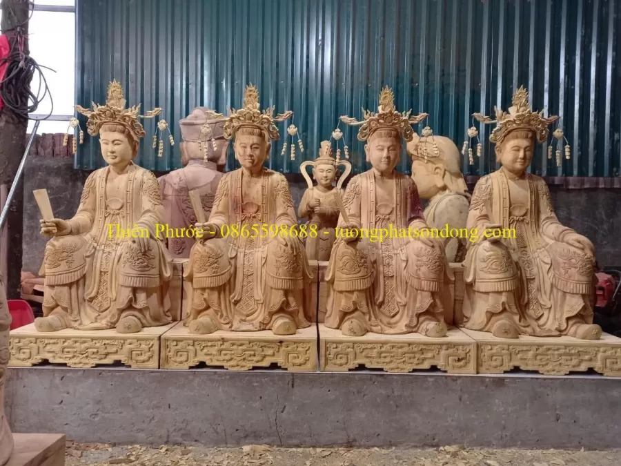 Tượng Tam Tòa Thánh Mẫu – mã TTP-053