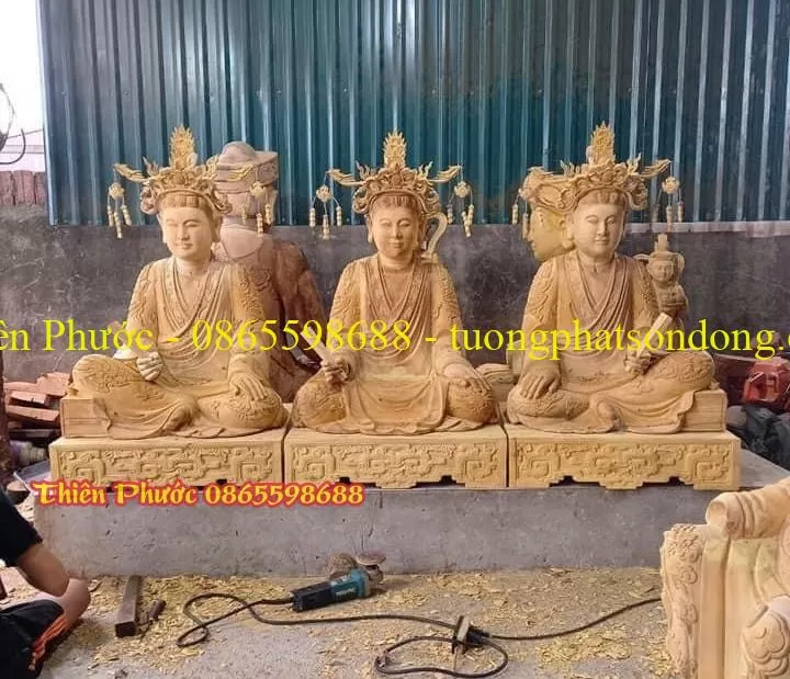 Tượng Tam Tòa Thánh Mẫu – ảnh 2 – mã TTP-056-02