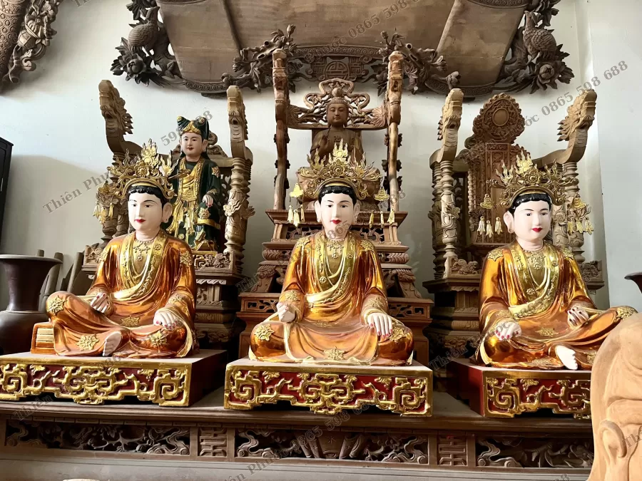 Tượng Tam Tòa Thánh Mẫu – ảnh 2 – mã TTP-057-02