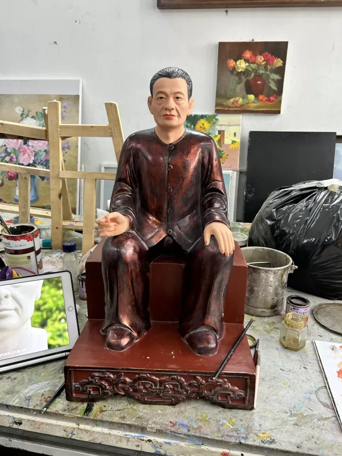 Tượng Truyền Thần Gia Tiên – mã TT-002