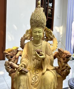 Tượng Mẫu Cửu Trùng Thiên Thếp Vàng 9999